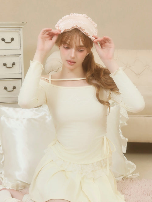 モデル：171cm（着用サイズ：FREE　着用カラー：IVO）
