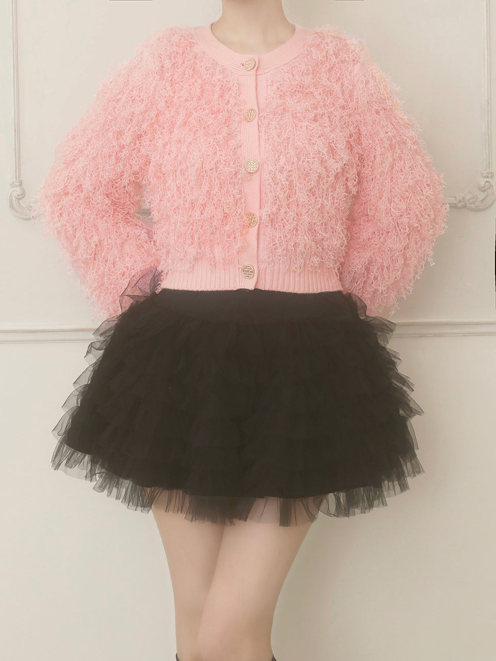 モデル：158cm（着用サイズ：FREE　着用カラー：PNK）