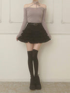 モデル：158cm（着用サイズ：FREE　着用カラー：GRY）