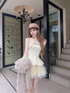 モデル：158cm（着用サイズ：FREE　着用カラー：IVO）