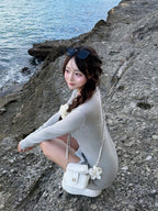 モデル：164cm（着用サイズ：FREE　着用カラー：GRY）
