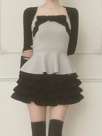 モデル：158cm（着用サイズ：FREE　着用カラー：GRY）