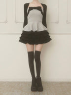 モデル：158cm（着用サイズ：FREE　着用カラー：GRY）