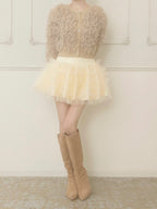モデル：158cm（着用サイズ：FREE　着用カラー：BEG）