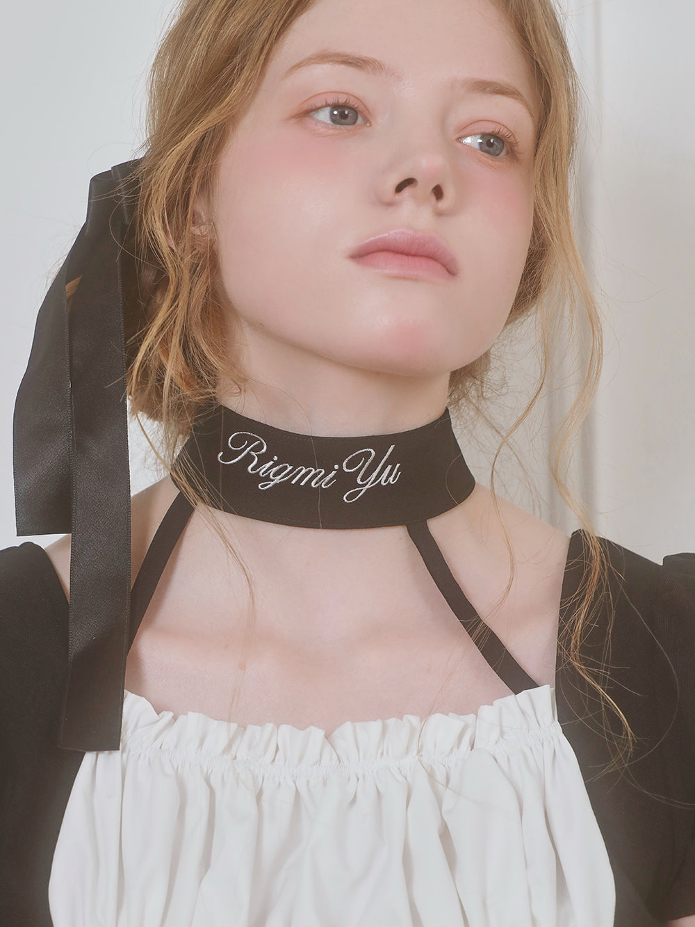 パフスリーブチョーカータイトミニワンピース – Rigmiyu