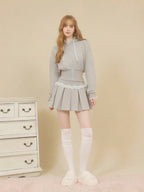 モデル：171cm（着用サイズ：FREE　着用カラー：GRY）