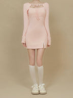 モデル：158cm（着用サイズ：FREE　着用カラー：PNK）