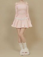 モデル：158cm（着用サイズ：FREE　着用カラー：PNK）